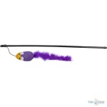 TRX45289 Macskának Pálca Madár+Toll 50cm