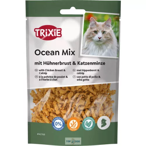 Óceán Mix Csirkemellel és Macskamentával macskajutalomfalat TRX42769