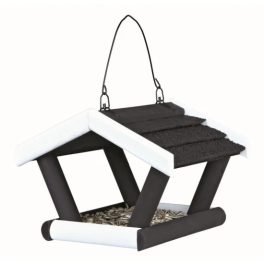   Kültéri madáretető Fából 17x19x14cm Fekete/Fehér TRX 55308