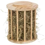 Széna tartó henger fa 15x19 cm TRX 61192