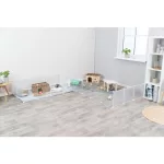 Nyúlkarám elemes / beltéri variálható ketrec karám 12 db 35 × 35 cm-es elem TRX 62460