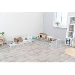 Nyúlkarám elemes / beltéri variálható ketrec karám 12 db 35 × 35 cm-es elem TRX 62460