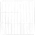 Bővítő elemek beltéri kifutóhoz karámhoz - fém 35 x  35cm TRX 62461