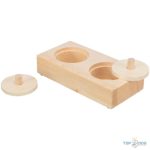 TRX 62820 Jutalomfalat doboz fából rágcsálónak 14x3x7cm