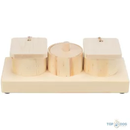   TRX 62821 Jutalomfalat doboz fából rágcsálónak 15x4,5x6cm