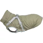 Ponti vízlepergetős vékony kabát hámmal M 45cm, olivazöld TRX6801913