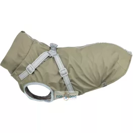  Ponti vízlepergetős vékony kabát hámmal M 45cm, olivazöld TRX6801913