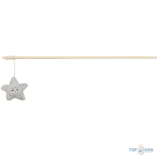 Karácsonyi játékpálca, csillag, fa, 48 cm TRX924501