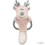 TRX Xmas reindeer with rope-Xmas játék Plüss szarvas, kötélen, 47cm TRX92005