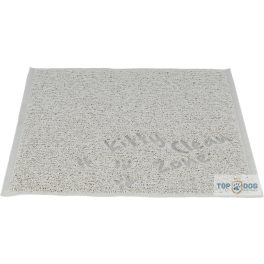Kilépő szőnyeg szürke macska wc-hez 37*45cm TRX 40376