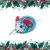 Karácsonyi x-mass cica játék 8-10cm TRX 92537
