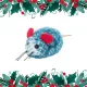 Karácsonyi x-mass cica játék 8-10cm TRX 92537