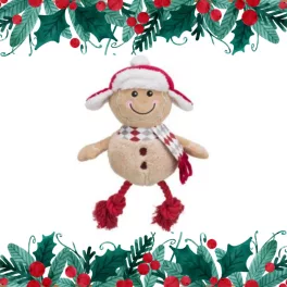   Karácsonyi plüss mézeskalács figura kutyák részére 34cm TRX92575 