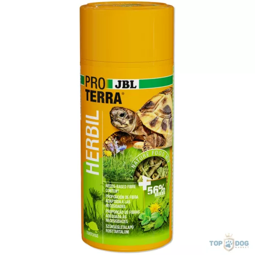 JBL PROTERRA Herbil - kiegészítő eleség (gyógynövény) szárazföldi teknősök részére (250ml/23g)