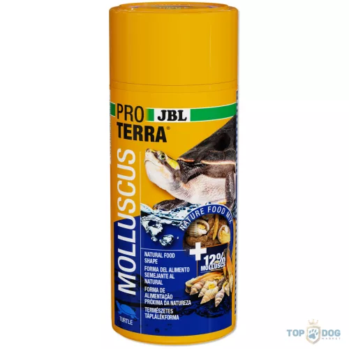 BL PROTERRA Molluscus - kiegészítő eleség (csigák,gammarus, vízi rovarok) vízi és tavi teknősök részére (250ml/60g)