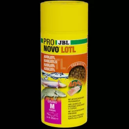   JBL ProNovo Lotl Grano "M" - alapélelmiszer granulátum közepes méretű, 8-20 cm-es axolotlokhoz (250ml/150g)