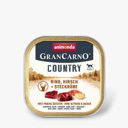   Animonda GranCarno Country (szarvas, marha, fehérrépa) alutálkás - Felnőtt kutyák részére (150g)