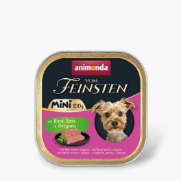   Animonda Vom Feinsten Adult Mini mit Rind, Ente + Oregano (marha,kacsa,oregáno) 100gr