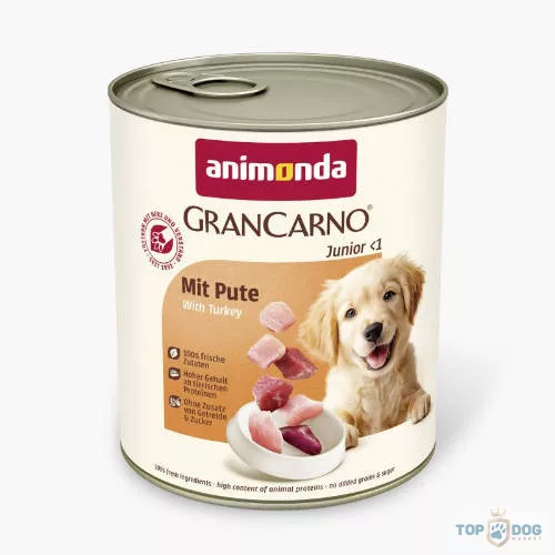 Animonda GranCarno Junior Konzerv Pulyka  800gr
