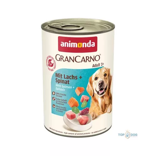 Animonda GranCarno Konzerv Marha + Lazac 400gr