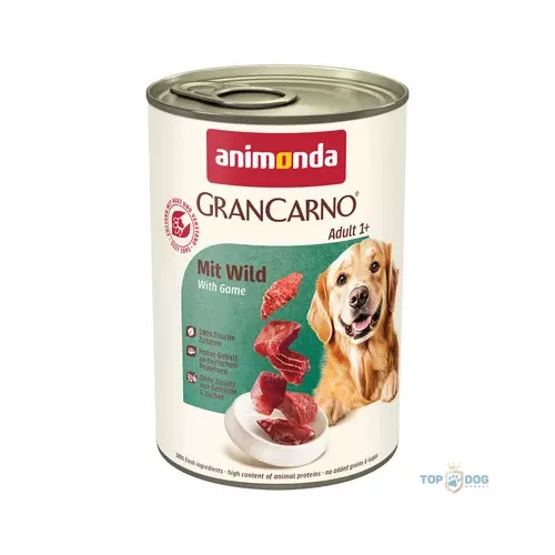 Animonda GranCarno Konzerv Sertés + Vad 400gr