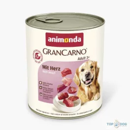 Animonda GranCarno Konzerv Sertés + Szív 800g