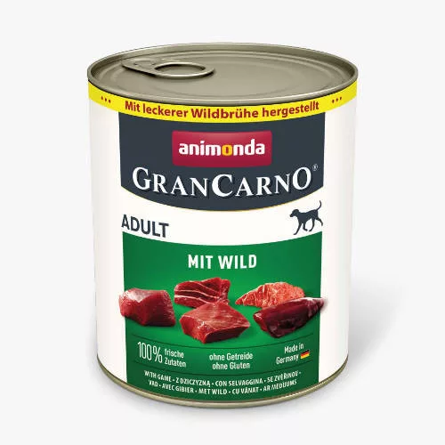 Animonda GranCarno Konzerv Sertés + Vad 800gr