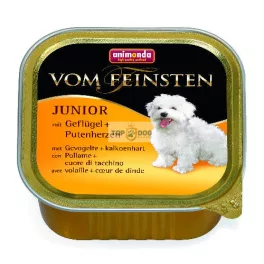   Animonda Vom Feinsten Junior (baromfi,pulykaszív) alutálkás - Kölyök kutyák részére (150g)
