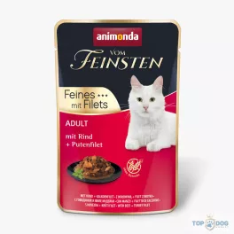   Animonda Vom Feinsten Feines mit Filets - nedvestáp (marhahús,pulykamell filé) macskák részére (85g)