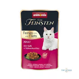   Animonda Vom Feinsten Feines mit Filets - nedvestáp (borjú, csirkemell filé) macskák részére (85g)
