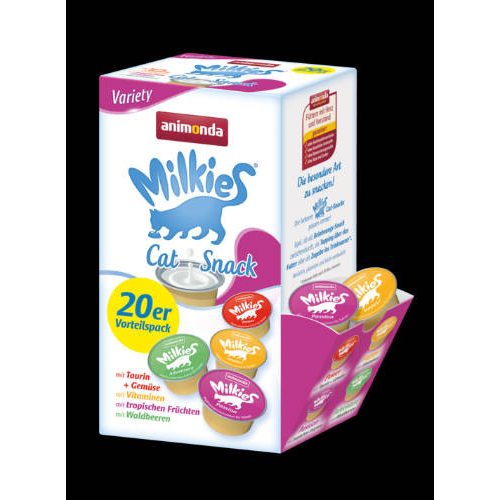 Animonda Milkies Variety (tejszín,taurin) macskatej - Macskák részére (20x15g)