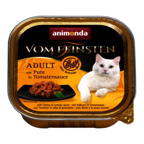Animonda Vom Feinsten Cat pulyka-paradicsomszószban alutálkás 100gr