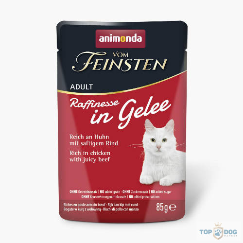 Animonda Vom Feinsten Adult (Raffinesse in Jelly) alutasakos - Felnőtt macskák részére 85gr