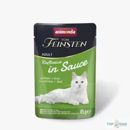   Animonda Vom Feinsten Adult (Raffinesse in Sauce) alutasakos csirke+kacsa - Felnőtt macskák részére (85g) szószos