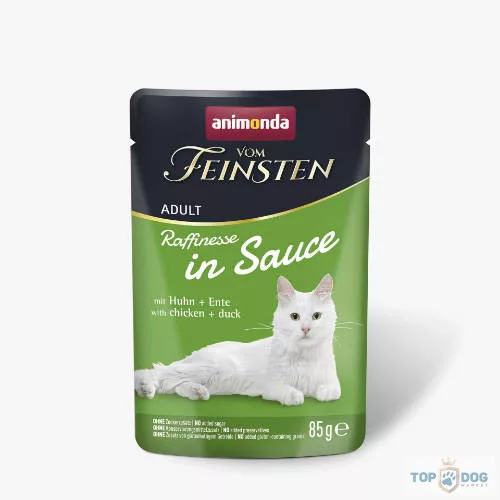 Animonda Vom Feinsten Adult (Raffinesse in Sauce) alutasakos csirke+kacsa - Felnőtt macskák részére (85g) szószos