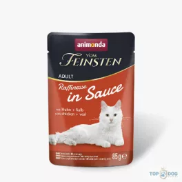   Animonda Vom Feinsten Adult (Raffinesse in Sauce) alutasakos csirkefilé+borjú - Felnőtt macskák részére (85g)