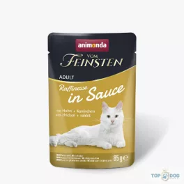   Animonda Vom Feinsten Adult (Raffinesse in Sauce) alutasakos csirke+nyúl - Felnőtt macskák részére (85g)