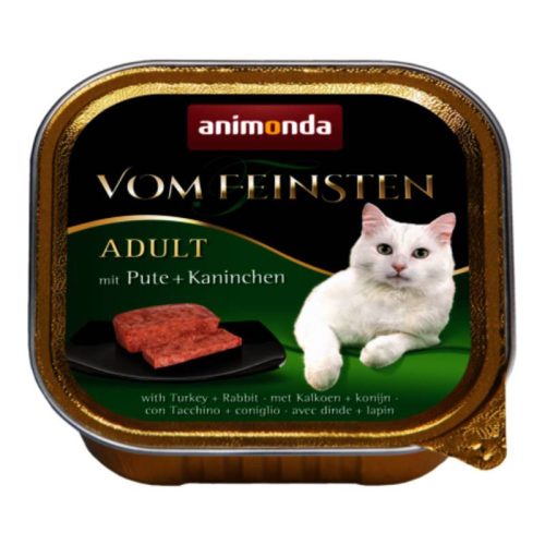 Animonda Vom Feinsten Cat pulyka,nyúl alutálkás 100gr