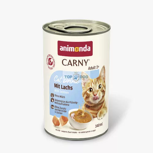Animonda Carny Cat Drink  lazacos macska ital - Felnőtt macskák részére (140ml)