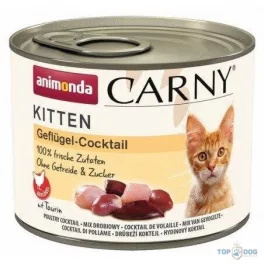   Animonda Carny Kitten Geflügel-Cocktail - konzerv (csirke,pulyka,kacsa) kölyök macskák részére (200g)