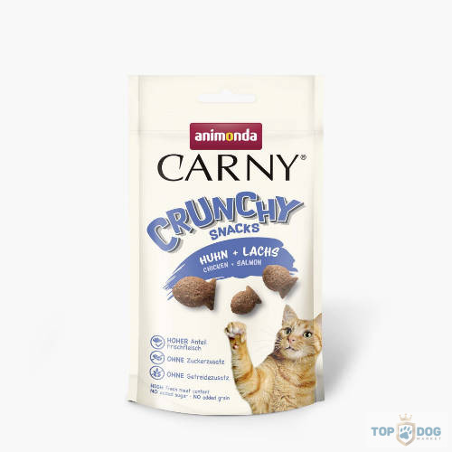 Animonda Carny crunchy 50g snack macskáknak- csirke+lazac