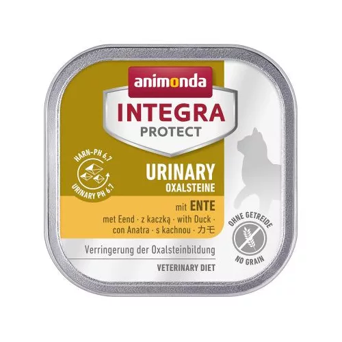 Animonda Integra Protect Cat Urinary Kacsa 100 g (húgykövek feloldásara, vizelet savasításra )