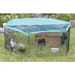   Kültéri ketrec kisállatoknak védőhálóval 116 x 38 cm TRX 6242