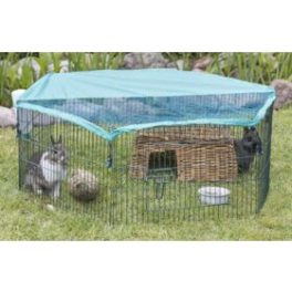   Kültéri ketrec kisállatoknak védőhálóval 116 x 38 cm TRX 6242