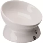 Kerámia emelt cicatál fehér  13cm TRX24798