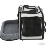 Trixie Living & Transport Bag Valery - szállítótáska (fekete,szürke) kutyák részére (29x31x49cm)