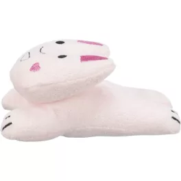 Plüss rózsaszín nyúl 12cm TRX 34743