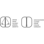 Macsaka ajtó 2 állásos fehér TRX 44201