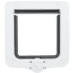 Macska Ajtó 4 állásos fehér alagúttal TRX 44231