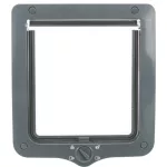 Macska Ajtó 4 állásos XXL (24 × 28 cm) Szürke TRX 44242